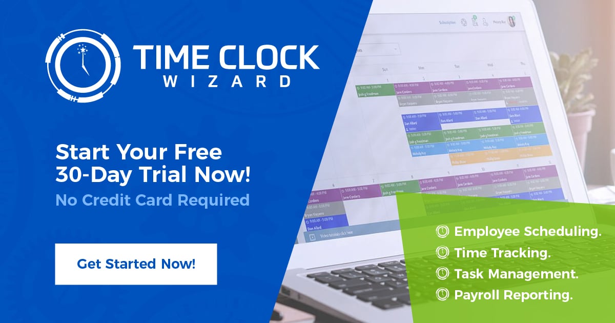 Time Clock Wizard Free Online Time Clock & Employee Scheduling