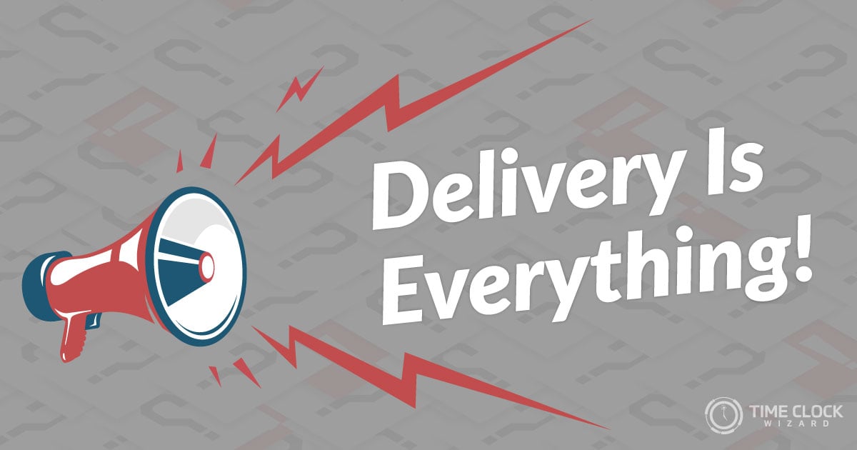 Delivery is everything to employee feedback
